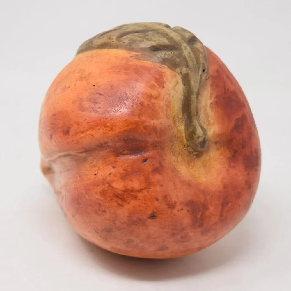 Oversized Peach Statue Fruit Decor Nature Large MCM Cottagecore Farmhouse Granny - Picture 4 of 16